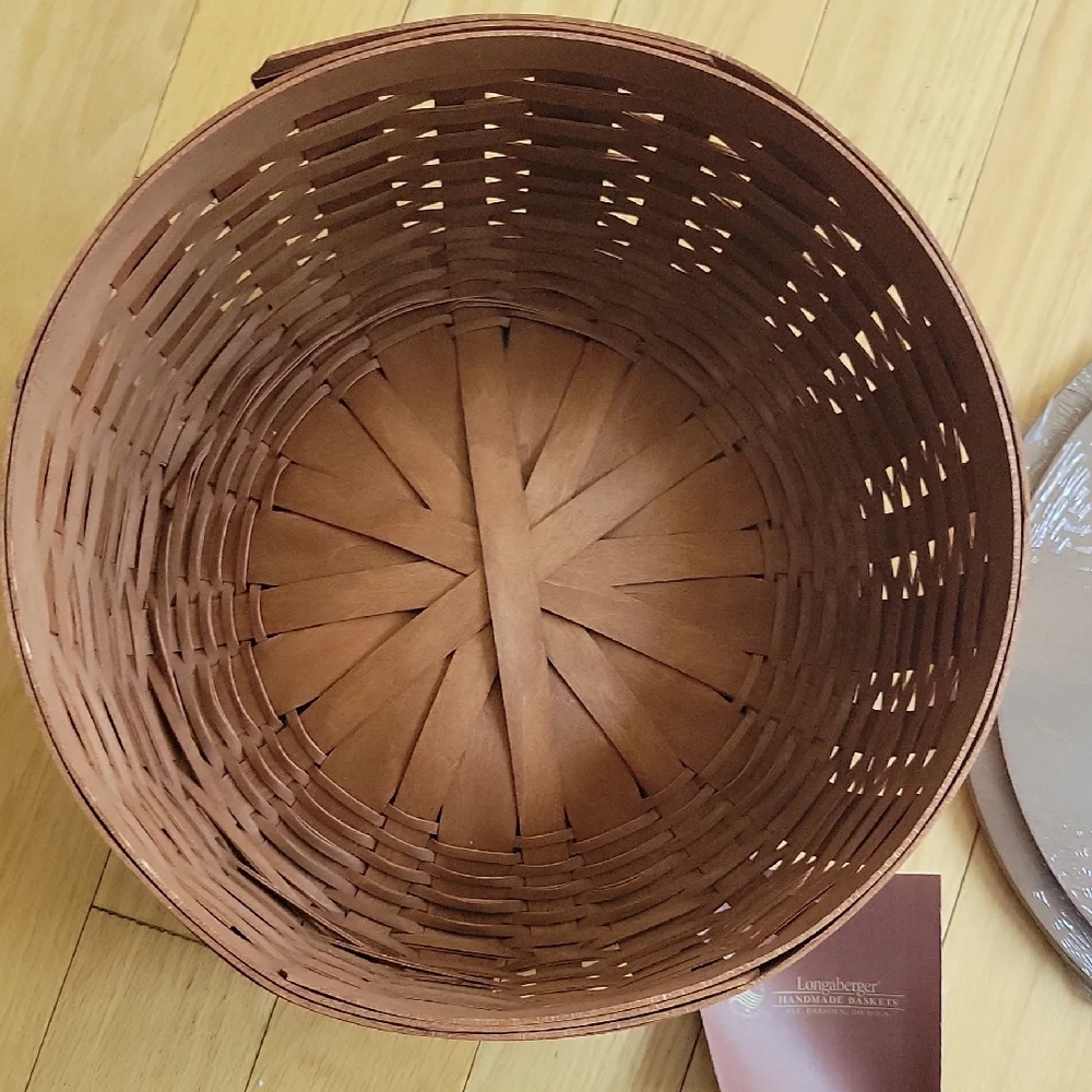 Longaberger Brown Woven Basket Accents